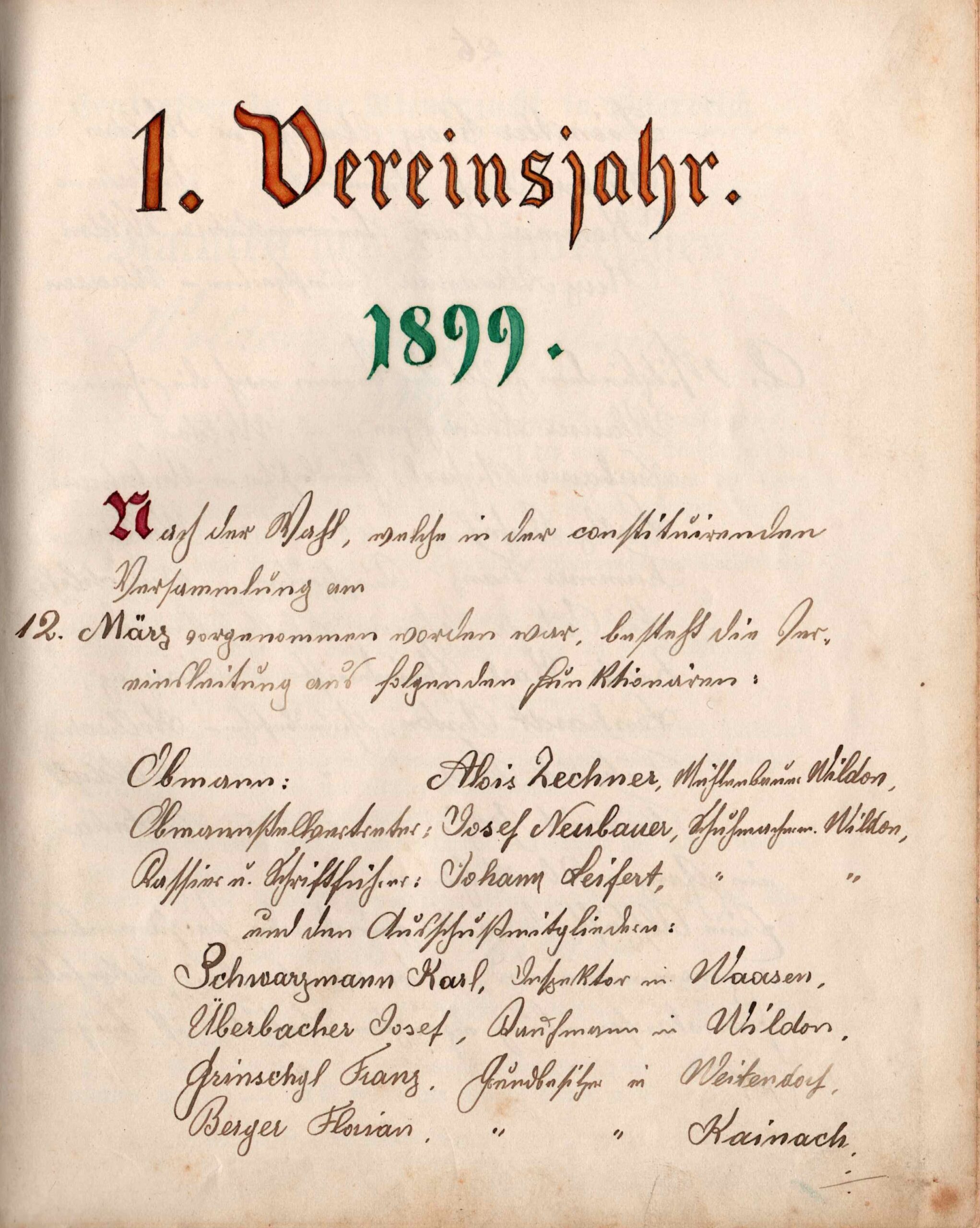 bienenzuchtverein-wildon-timeline1899 Gründungsmitglieder
